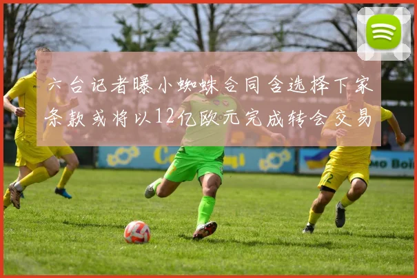 六台记者曝小蜘蛛合同含选择下家条款或将以12亿欧元完成转会交易